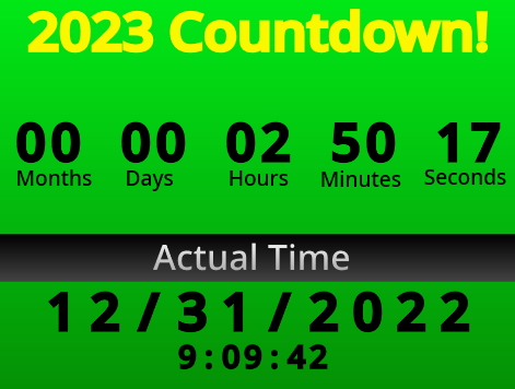 2023 Countdown